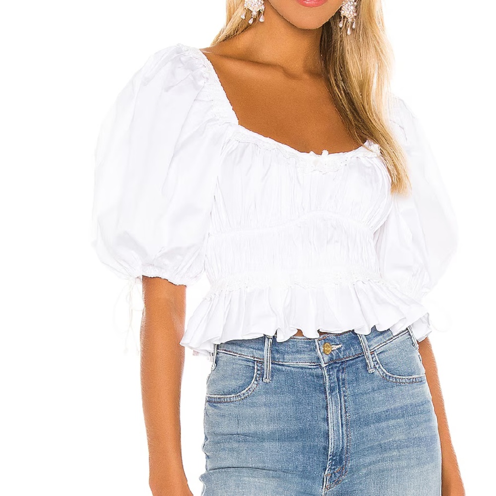 For Love & Lemons Jackson Crop Top